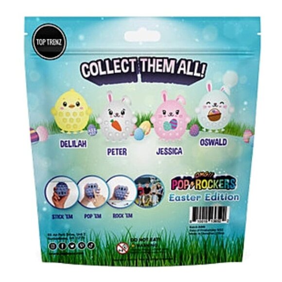 OMG Pop-It Rockers Easter Edition - Pink Bunny Fidget Toy - Picture 2 of 4